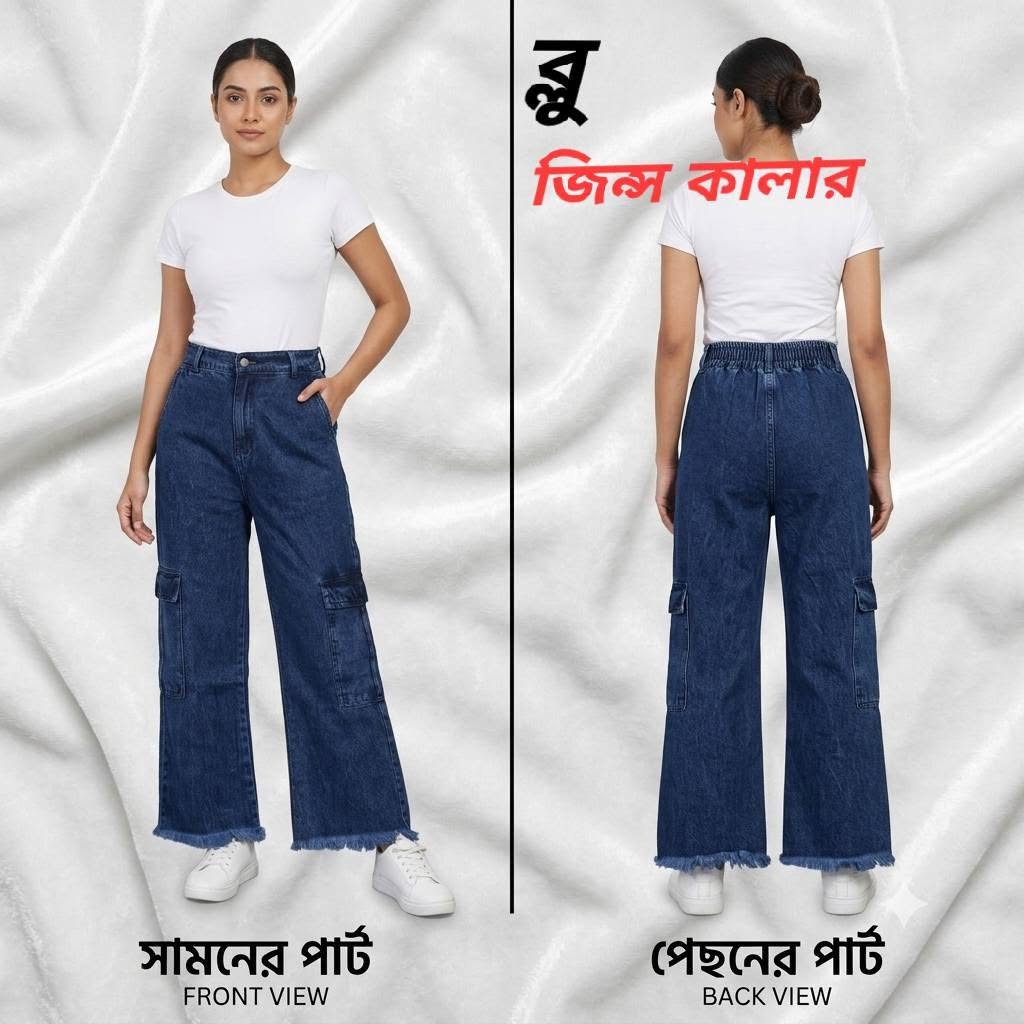কার্গো জিন্স প্যান্ট